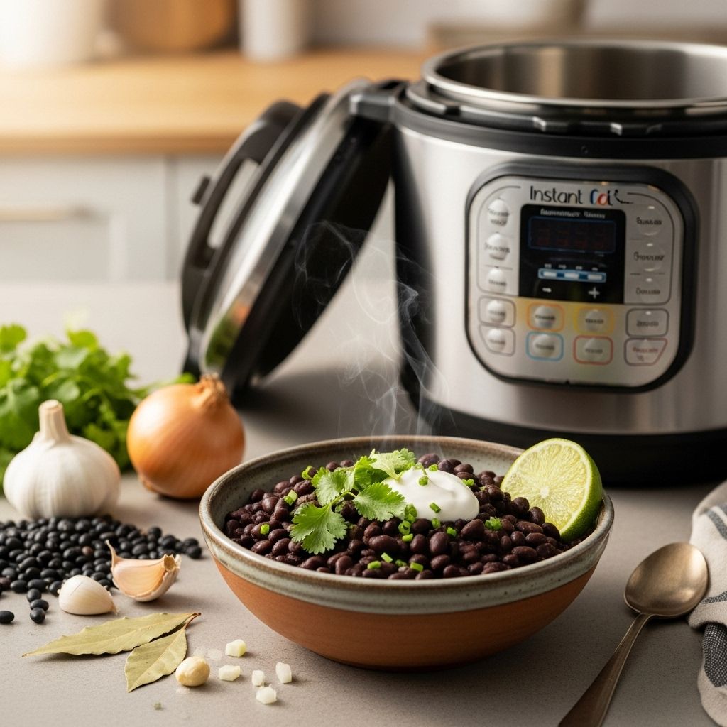 Perfect Instant Pot Black Beans: Simple, Flavorful, and Foolproof Natural pressure release and simple steps deliver creamy beans without any soaking.