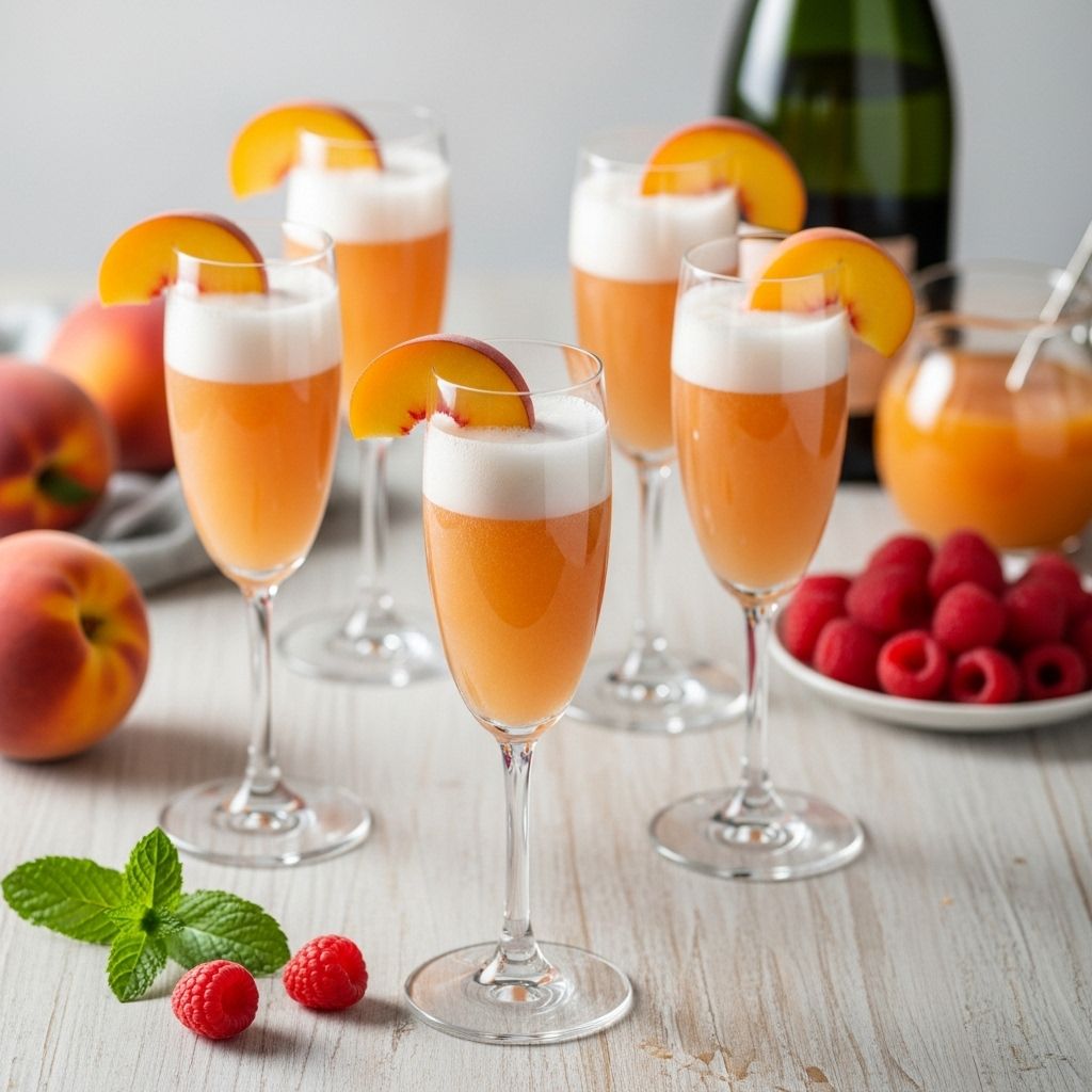 How to Make the Perfect Peach Bellini: A Brunch-Ready Classic Bright fruit purée and chilled bubbles deliver a simple, sophisticated cocktail moment.