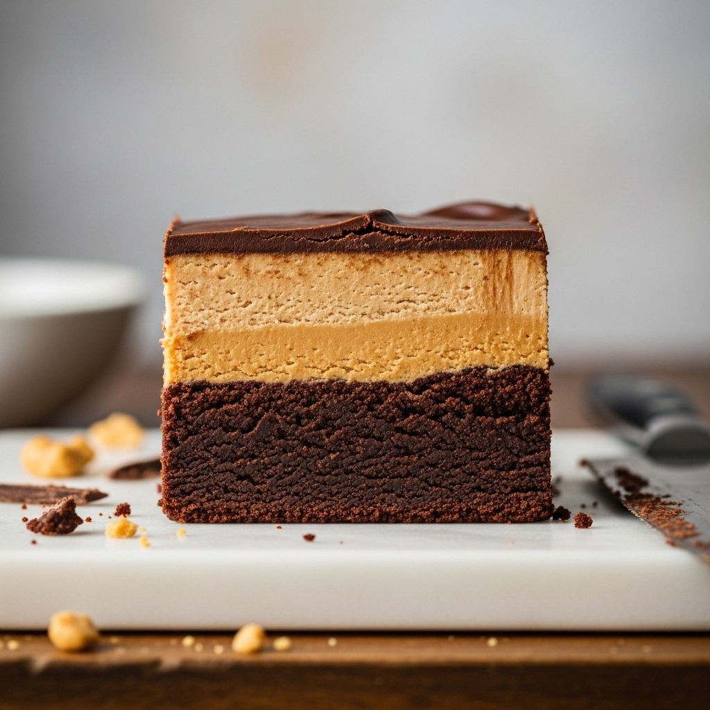 A freezer trick turns each slice into a clean-cut bar with a rich, melt-in-the-middle filling.