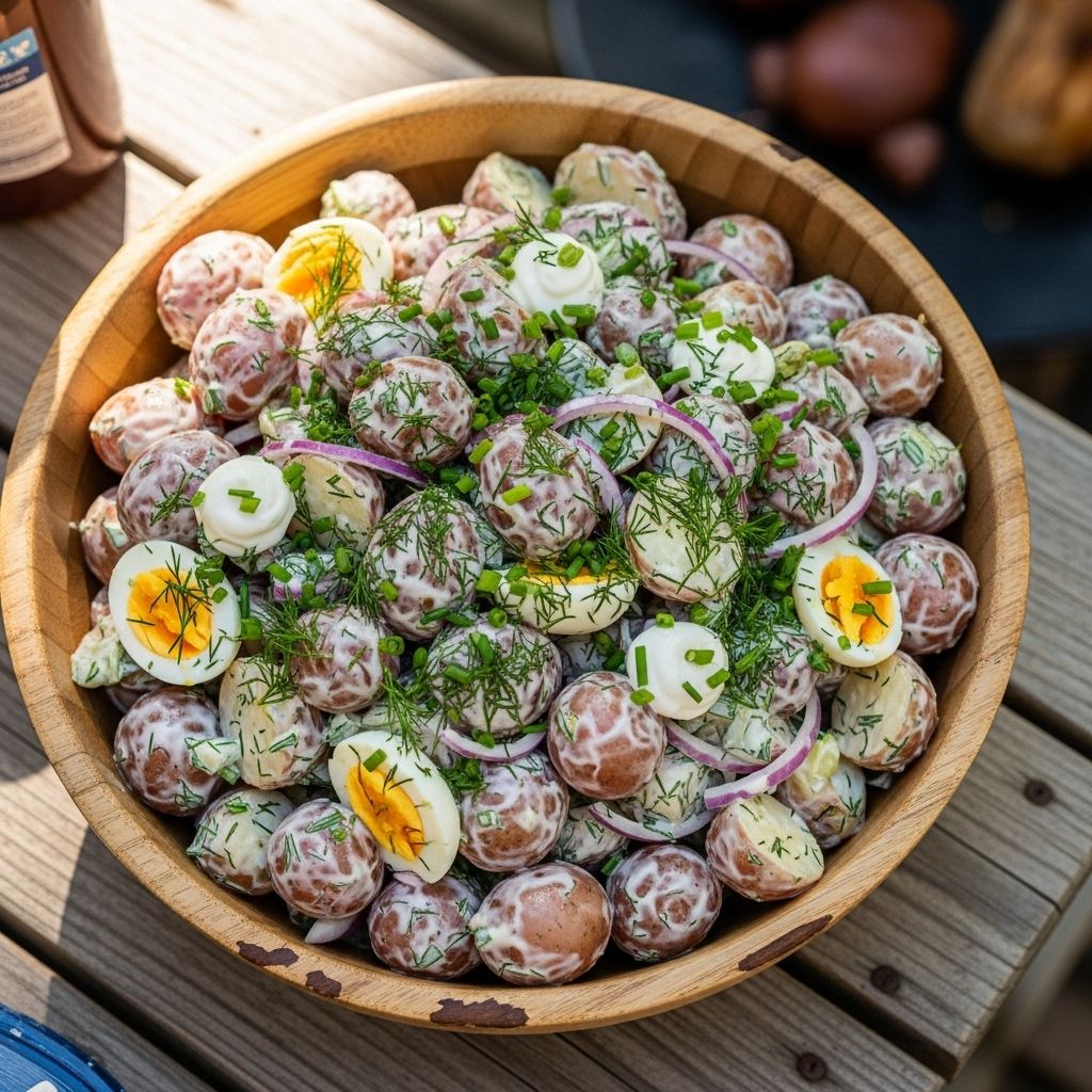 This dish brings crisp celery, smoky bacon, and fresh dill together in perfect harmony.
