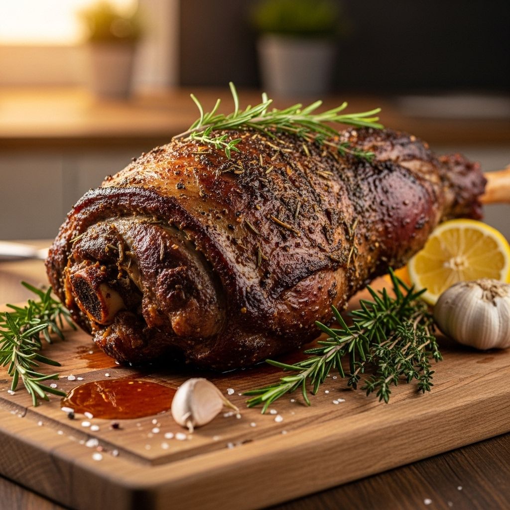 Tender roast slices emerge beneath a golden crust for a centerpiece that wows each guest.