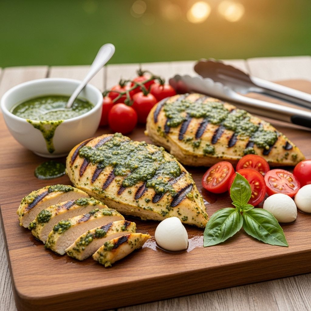 How to Make Perfect Pesto Chicken for a Flavorful Summer Dinner Herb-infused flavors and caramelized tomatoes turn weeknight meals into fresh feasts.