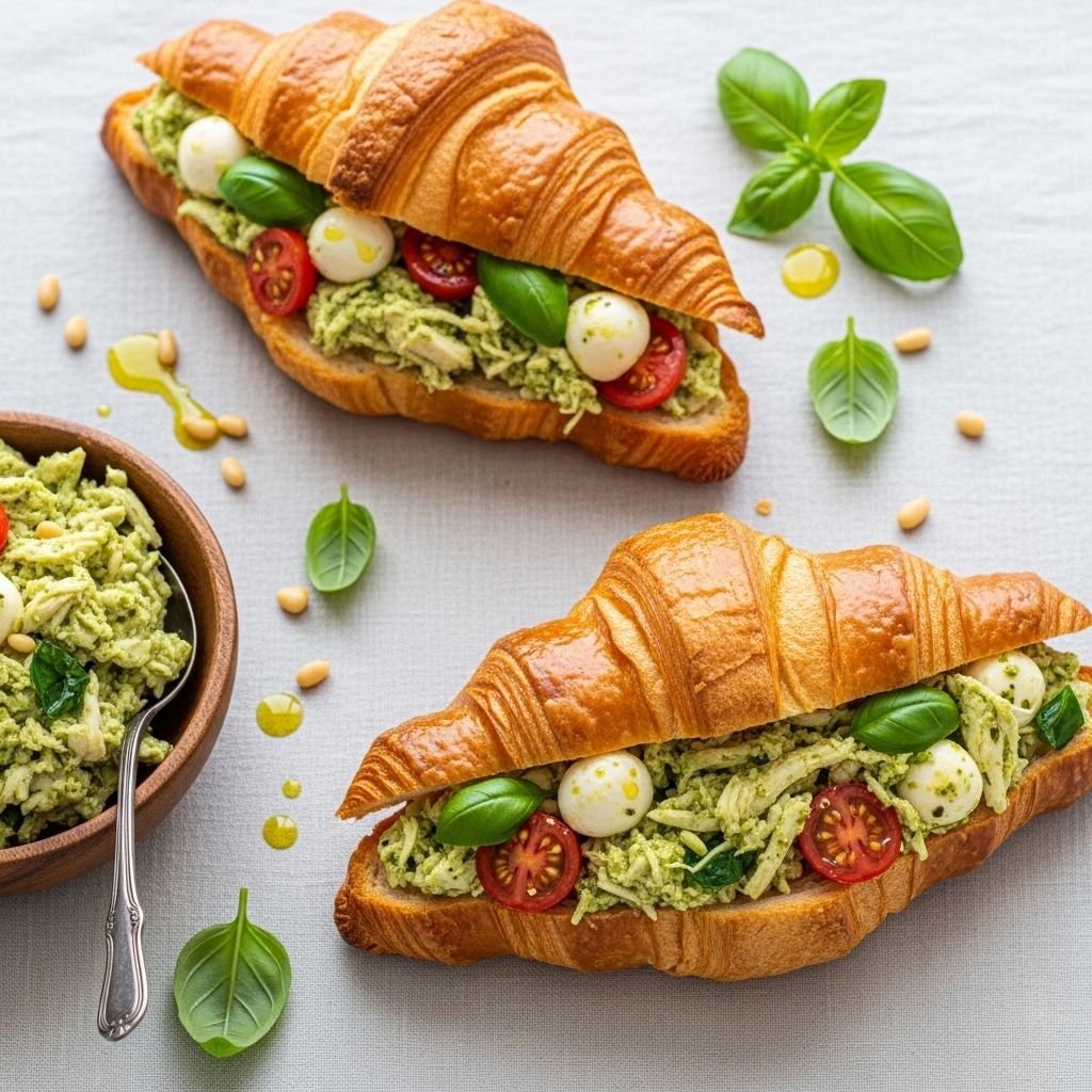Herby flavor and sweet fruit notes transform a simple sandwich into a midday delight.