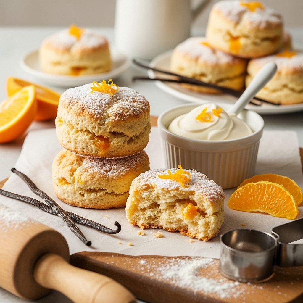 Bright citrus and creamy vanilla unite in delicate bites that elevate your next tea time.