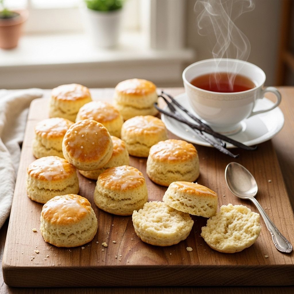 Fragrant caviar-like specks infuse each tender triangle with café-quality charm.