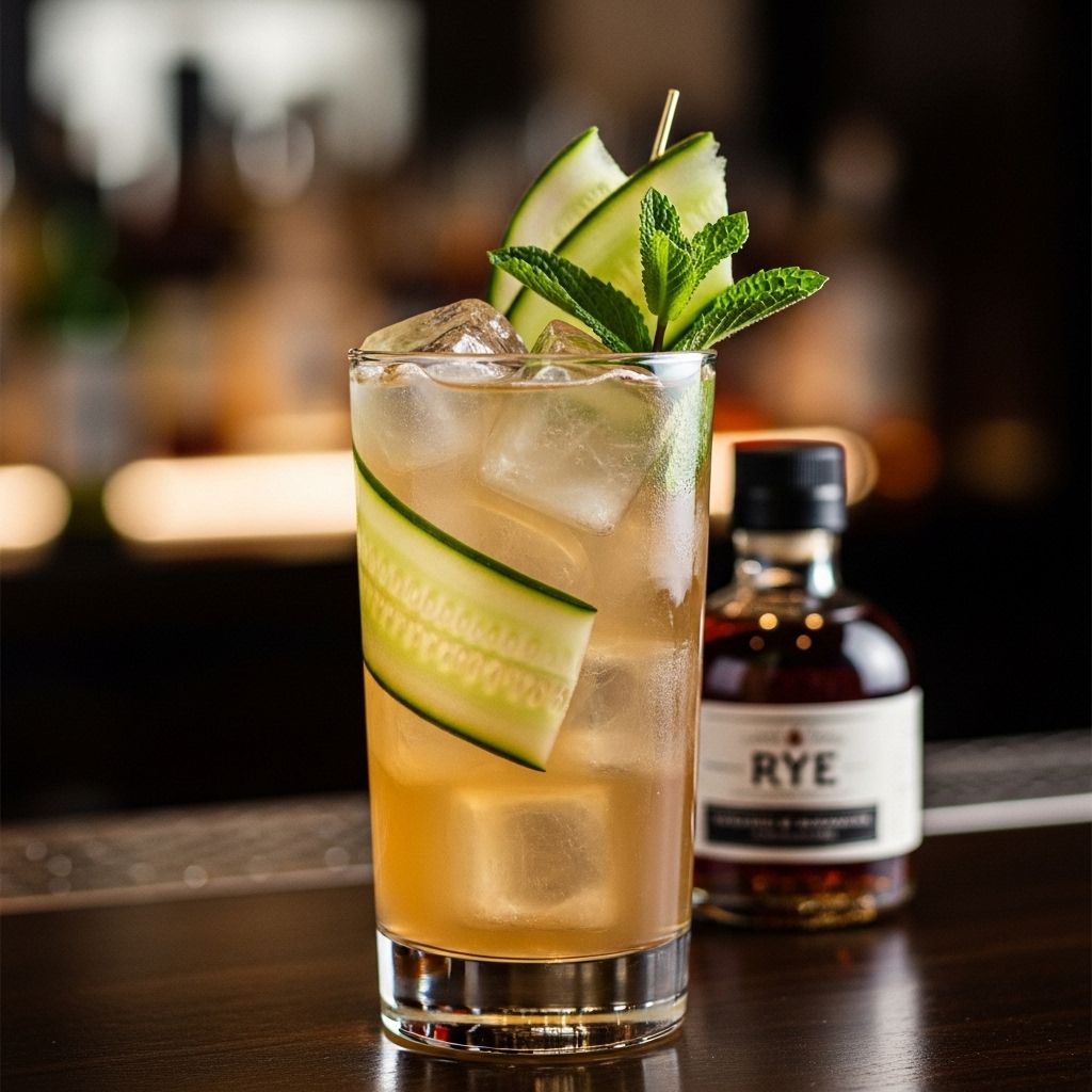 Experience a bold fusion of herbal botanicals and spirited warmth in a refreshing pour.