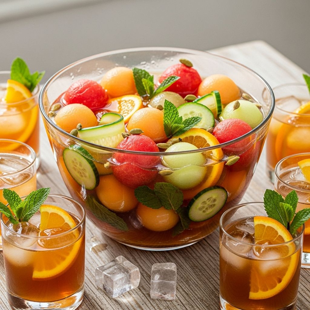 A refreshing fusion of sweet fruit and warming spice for effortless outdoor entertaining.