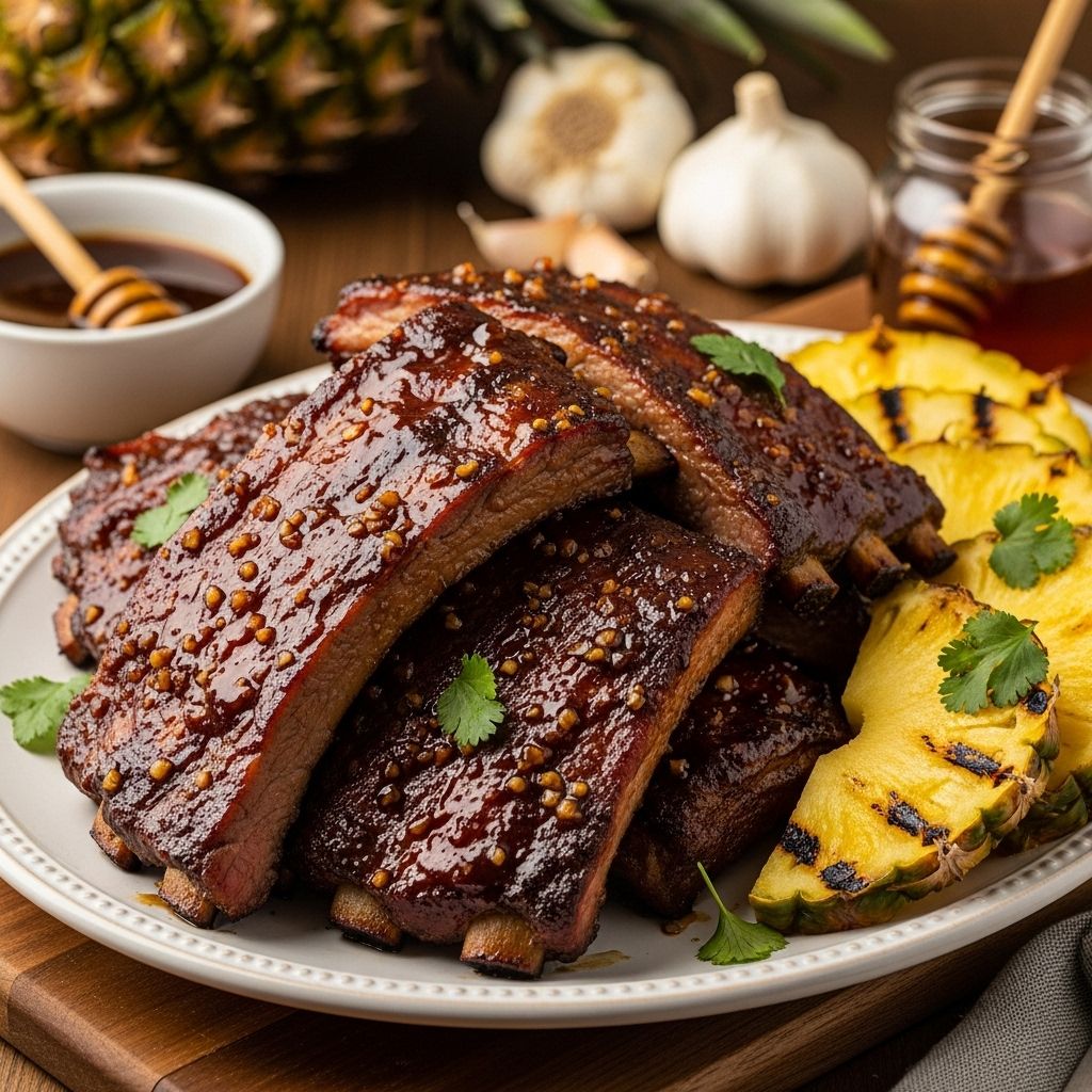 A fusion of tropical sweetness and smoky char that elevates every bite.