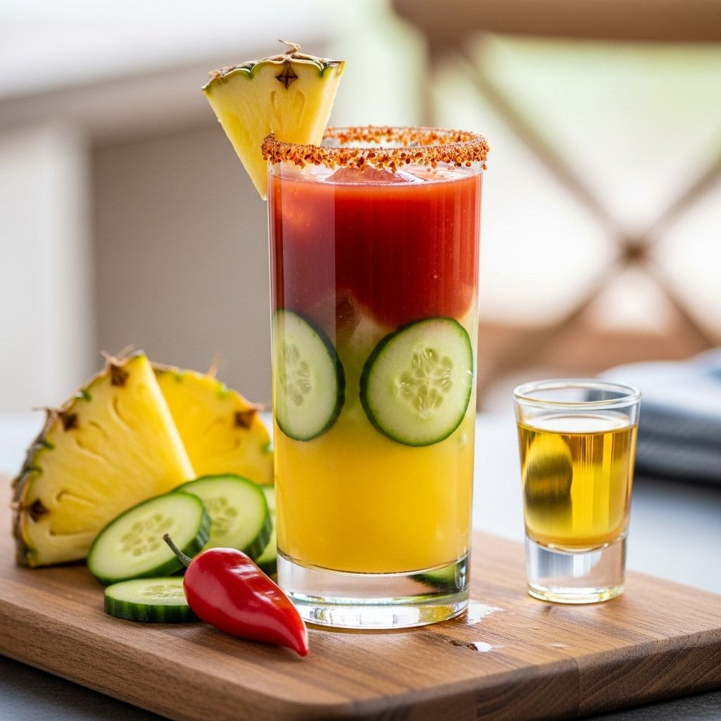 Tropical sweetness and crisp freshness team up to create an invigorating palate cleanser.