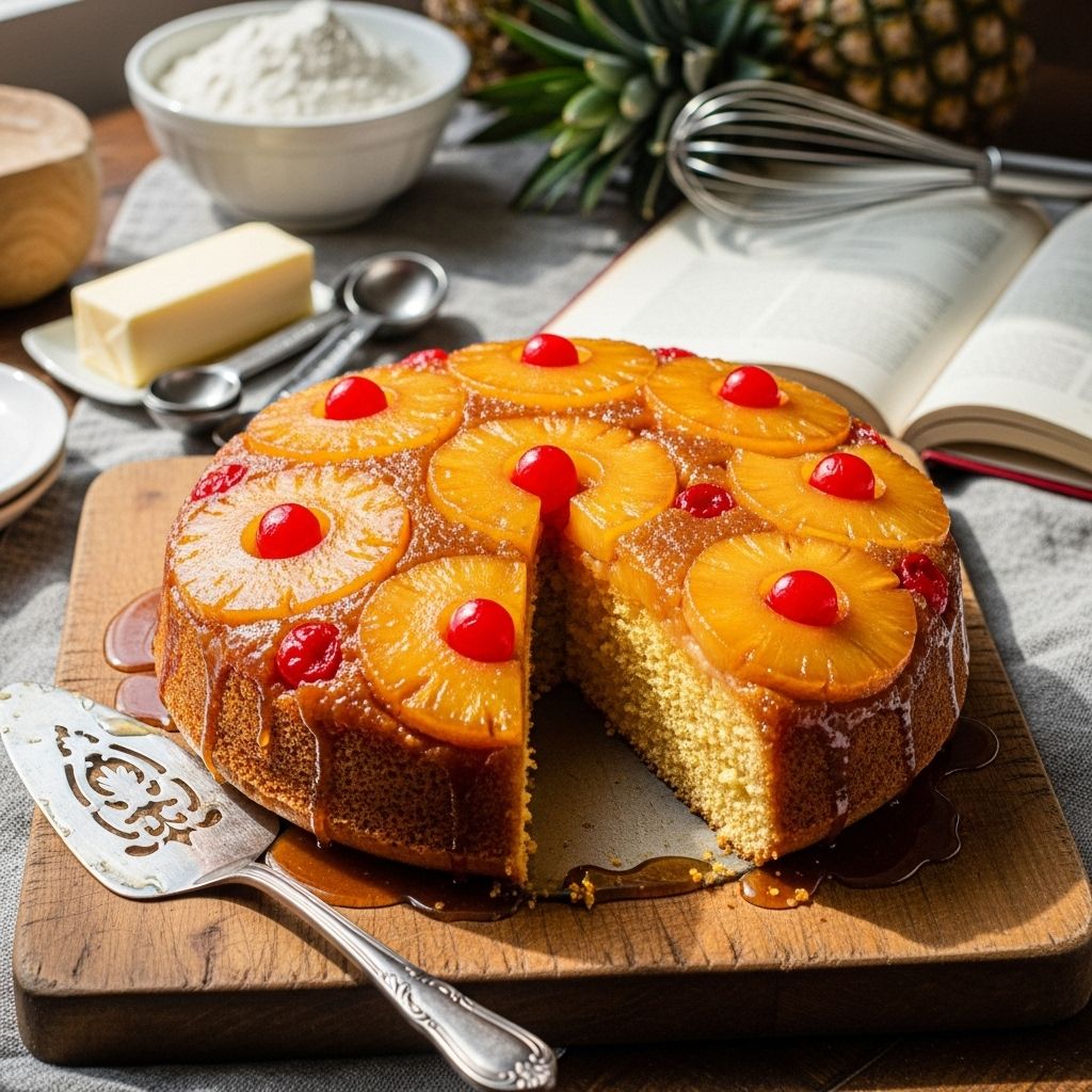Gooey caramel and tender fruit combine for a retro dessert that wows every guest.