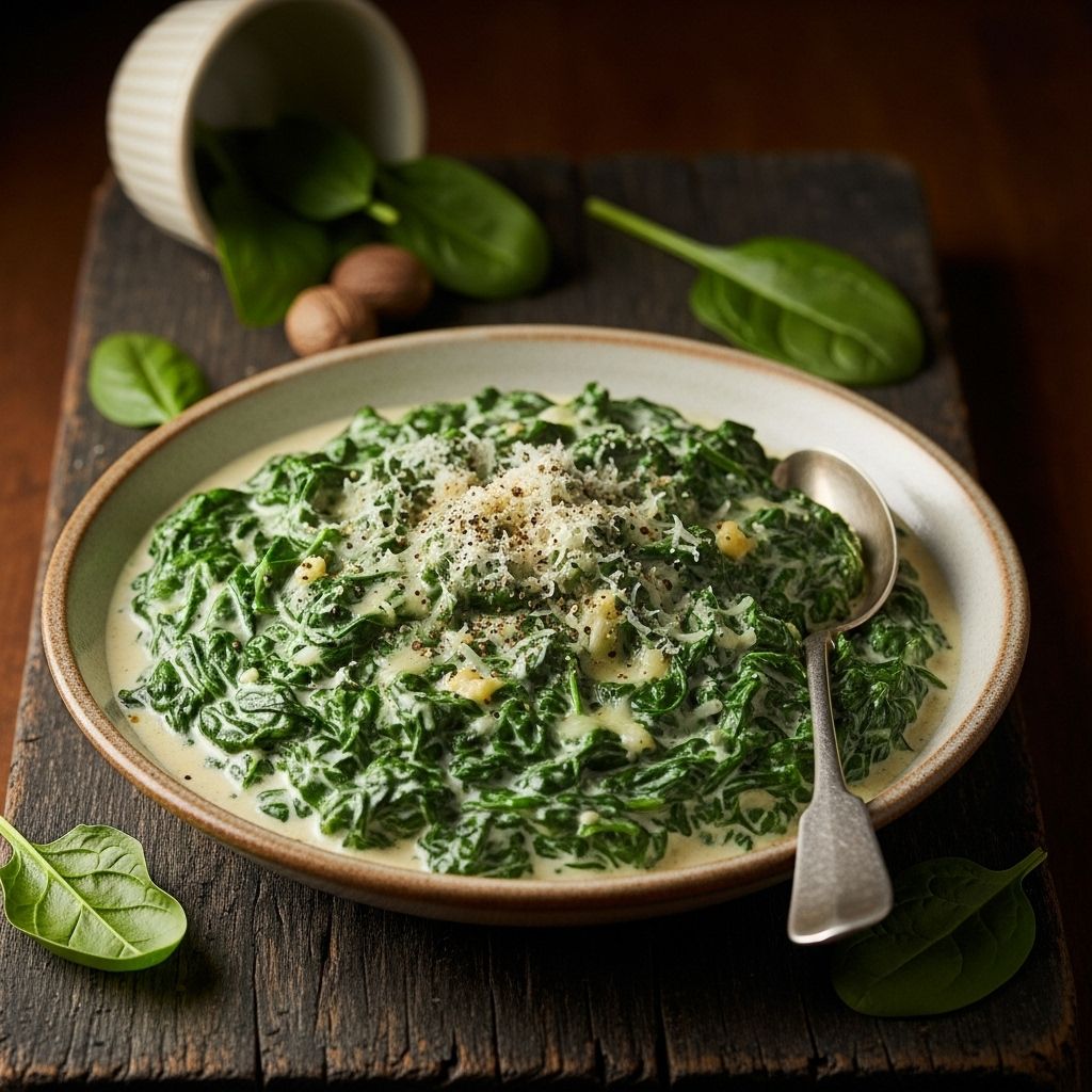 A velvety, buttery sauce transforms fresh leaves into an irresistible accompaniment.