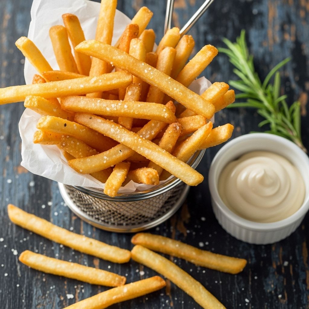 Master the art of salt-kissed, perfectly blistered potato sticks that vanish in seconds.