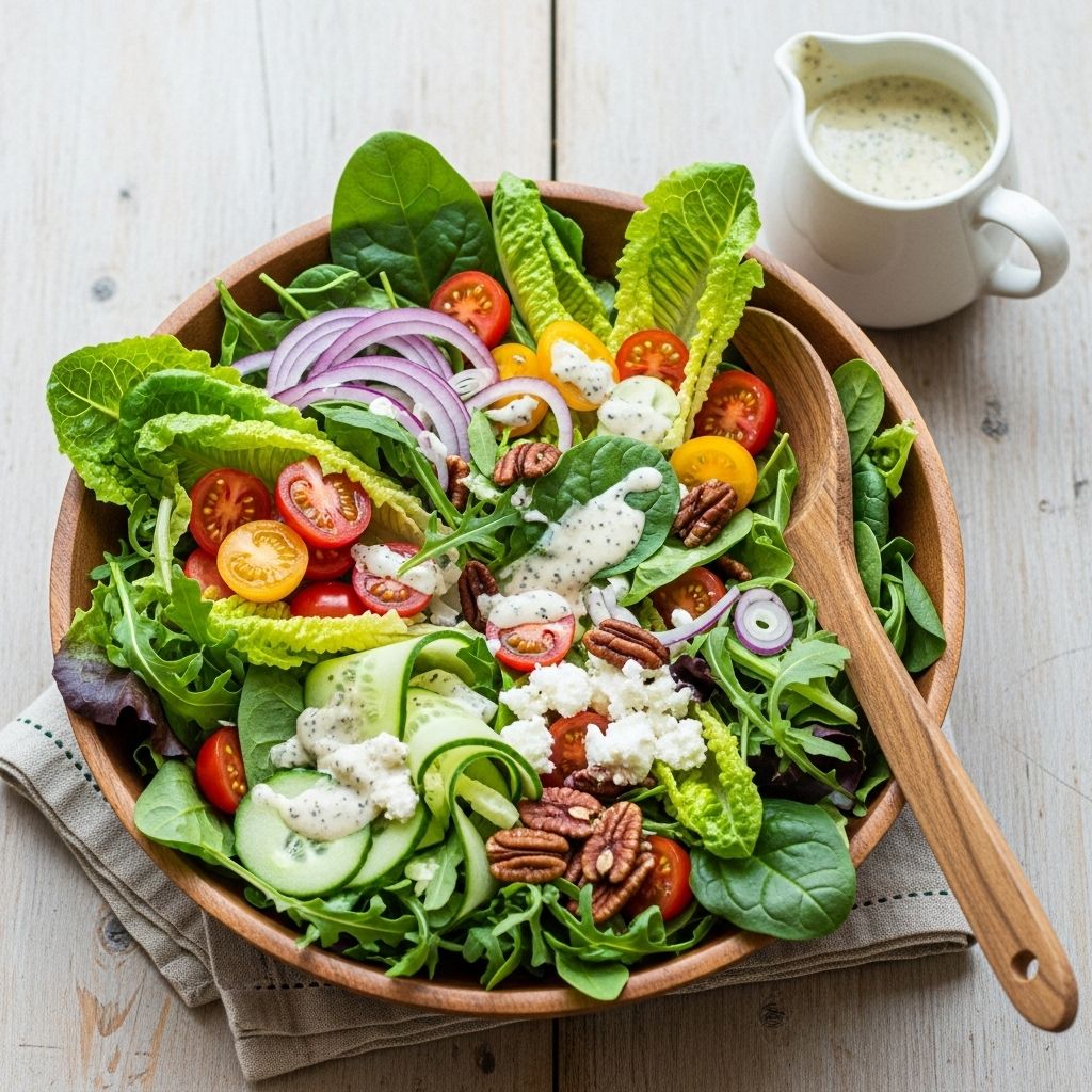 Customizable combinations and rich dressings make every bowl hearty and satisfying.