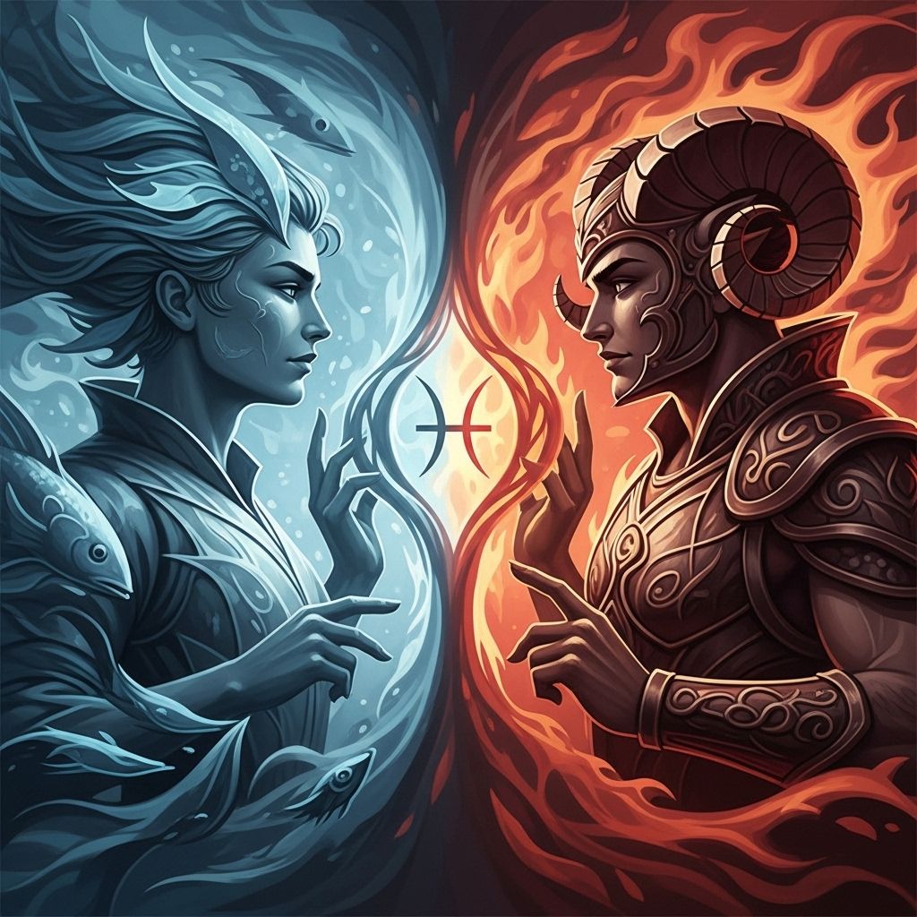 This dynamic pairing finds harmony by blending sensitivity with fearless initiative.