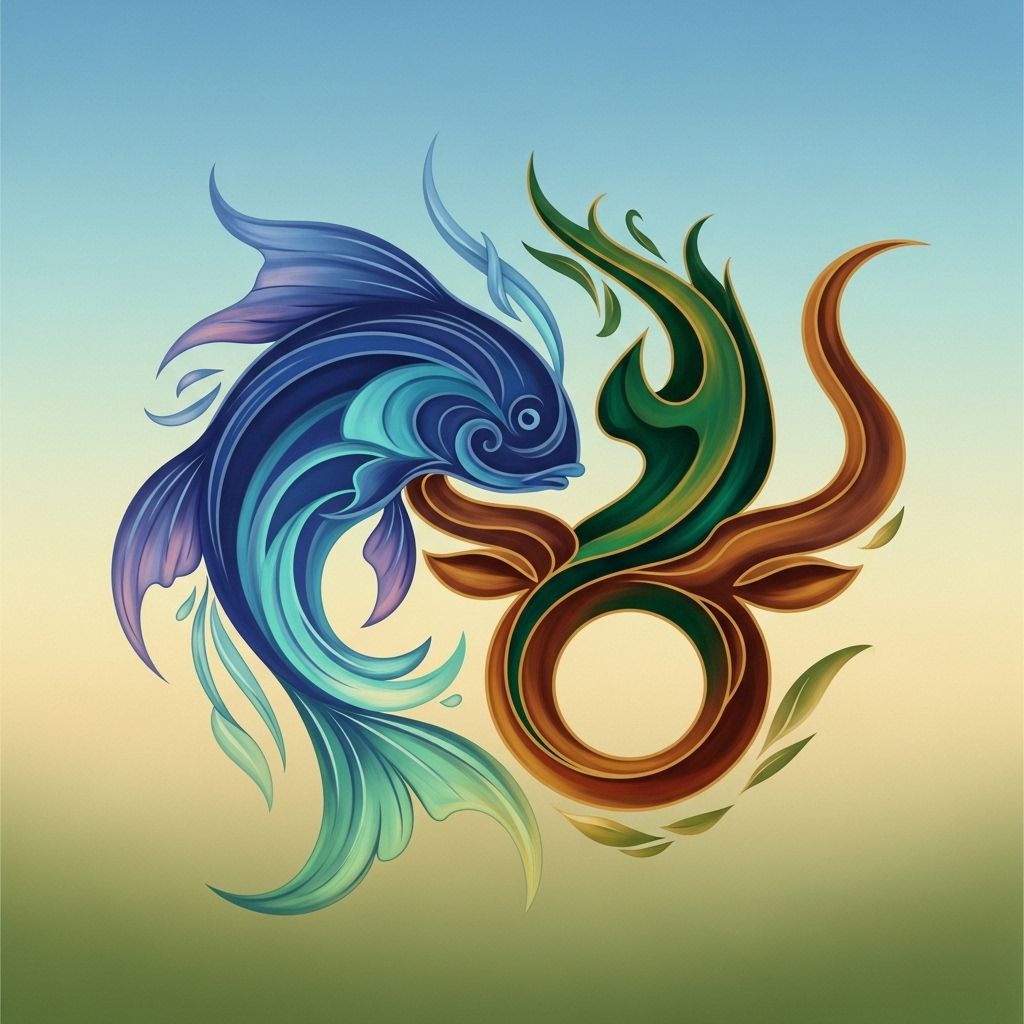 A union of heartfelt empathy and grounded stability that fosters enduring connection.