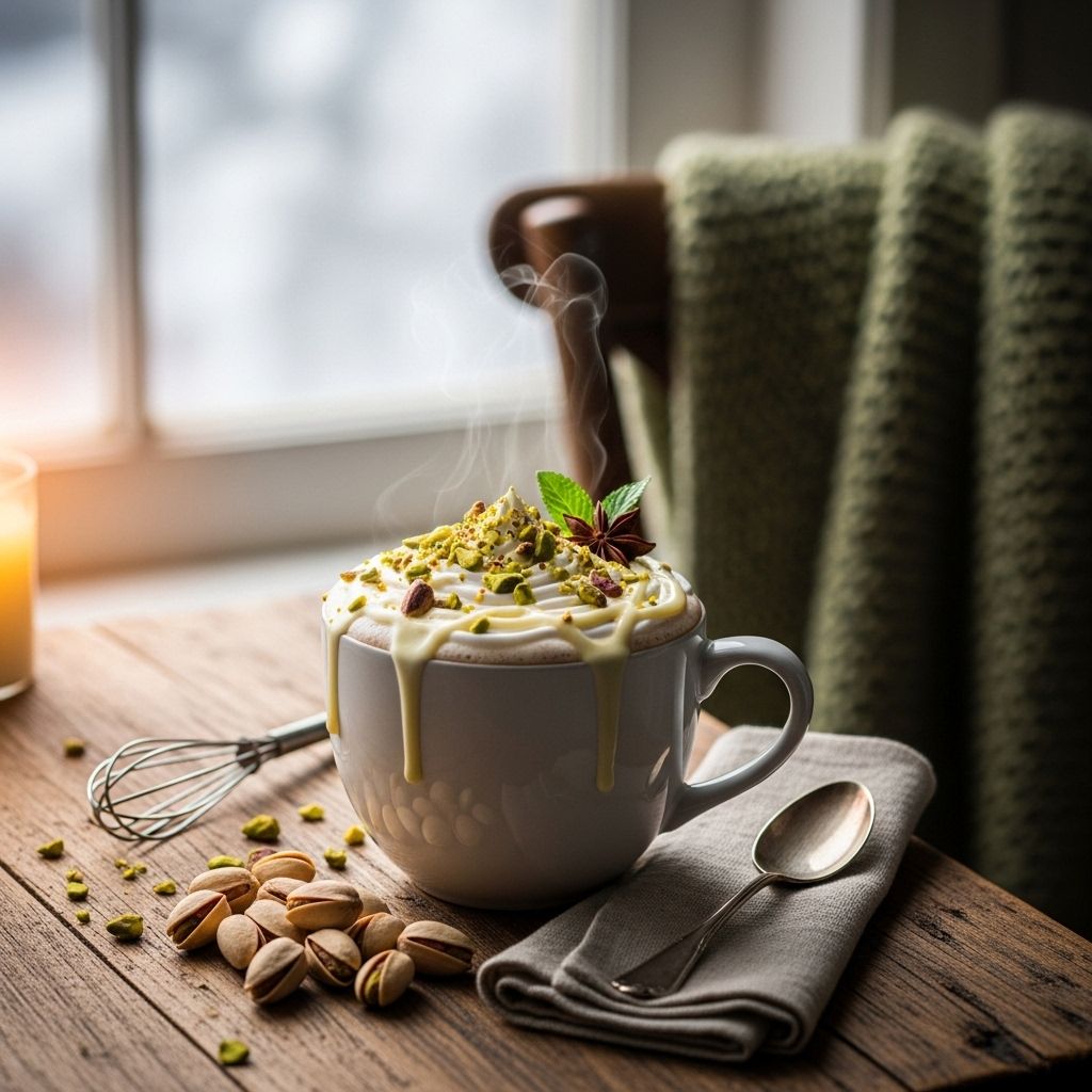 This nut paste elevates a creamy drink into an indulgent treat for cold evenings.