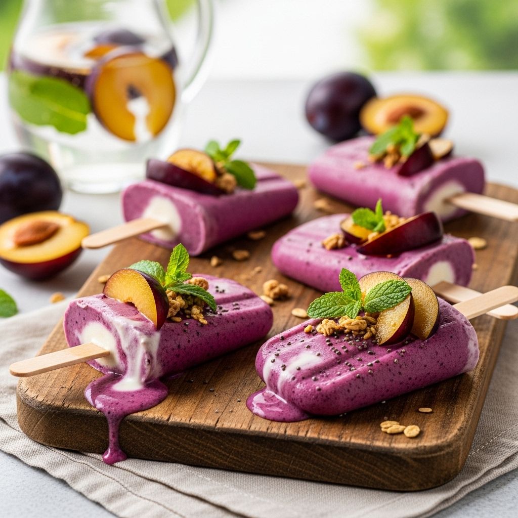 Creamy yogurt and vibrant fruit combine for a naturally refreshing frozen snack.