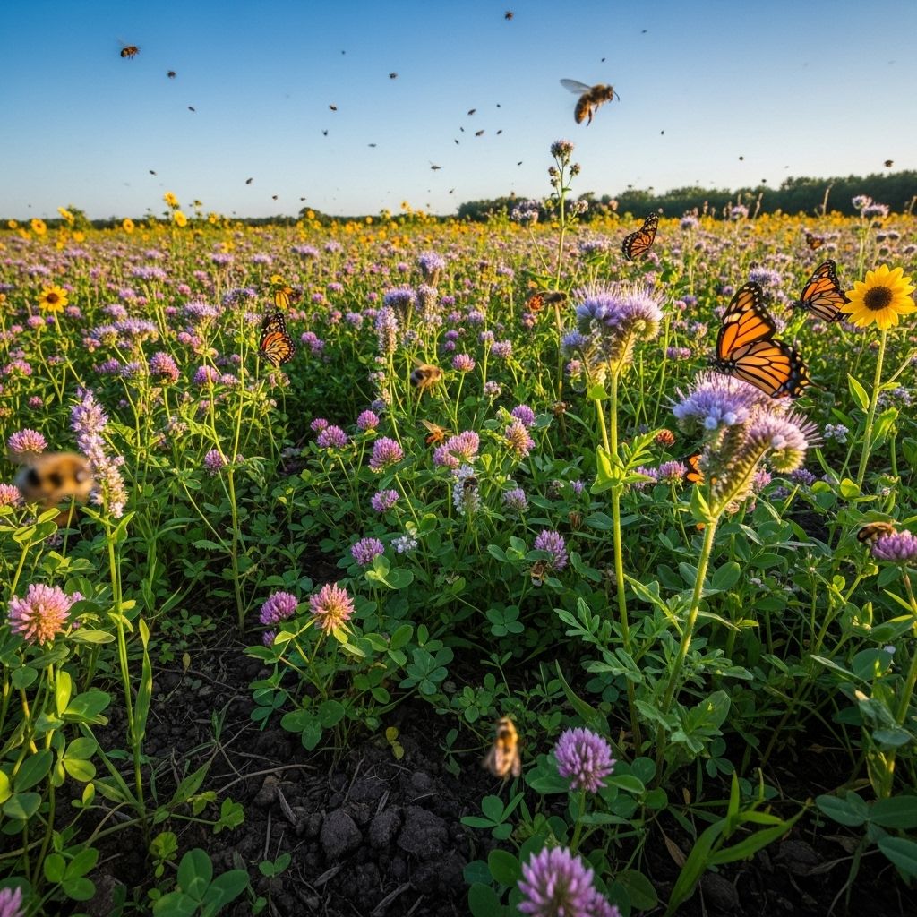 Transform garden beds into buzzing havens with vibrant blooms that nourish wildlife.