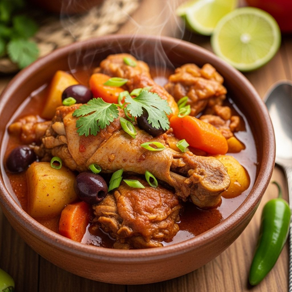 This one-pot chicken dish fills your kitchen with warm spices and family-style comfort.