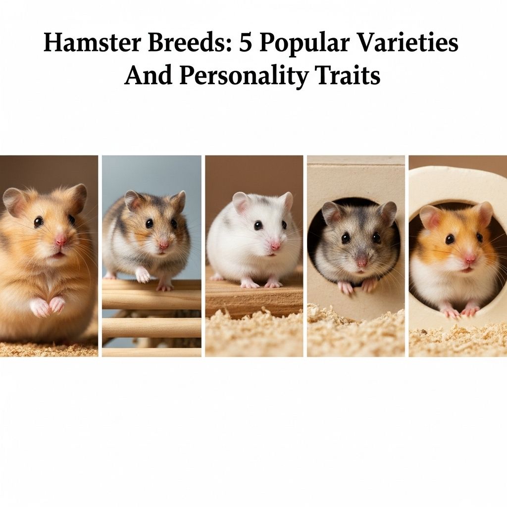 Hamster Breeds: 5 Popular Varieties And Personality Traits Explore the most popular hamster breeds, their characteristics, care needs, and personality traits for a perfect pet match.