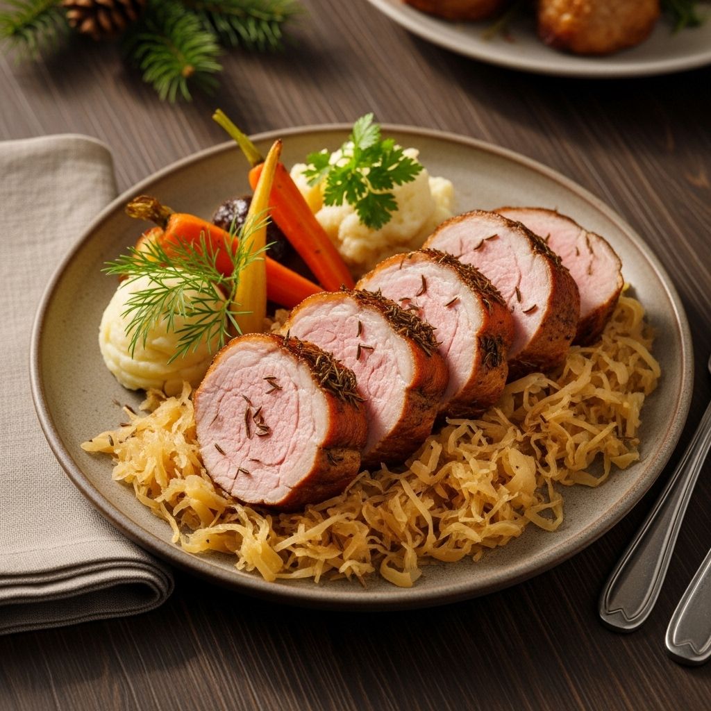 A harmonious blend of tangy, sweet, and savory notes perfect for festive family dinners.