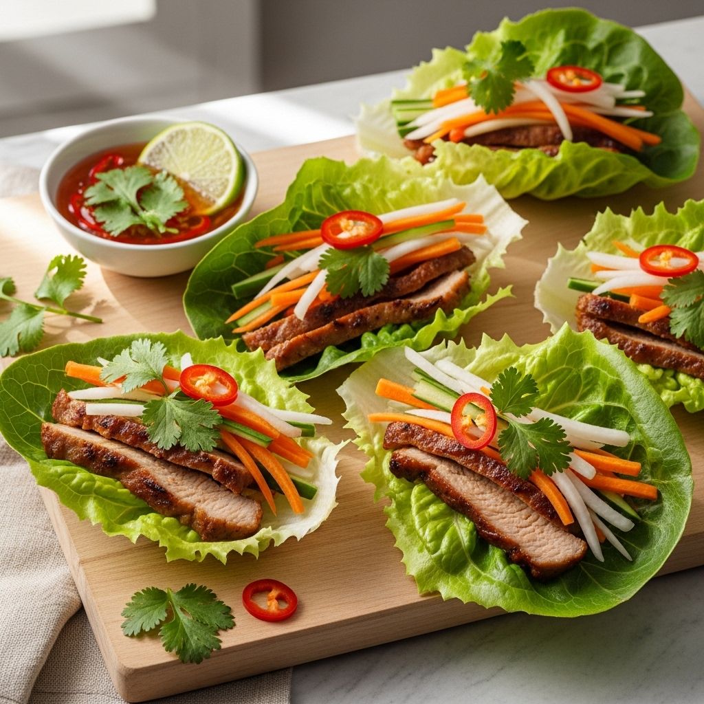 A medley of crisp veggies and spicy mayo contrasts with a rich, savory filling.