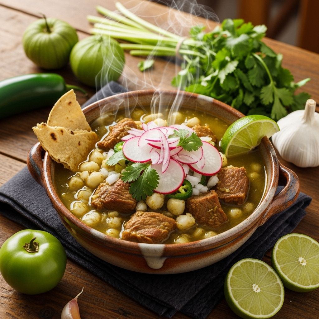 Experience vibrant flavors and comforting tradition with this authentic pork pozole verde—full guide, toppings, FAQs, and meal prep tips.