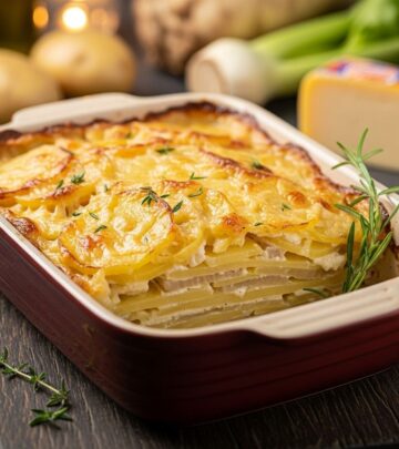 A decadent blend of earthy vegetables and nutty cheese for effortless elegance.