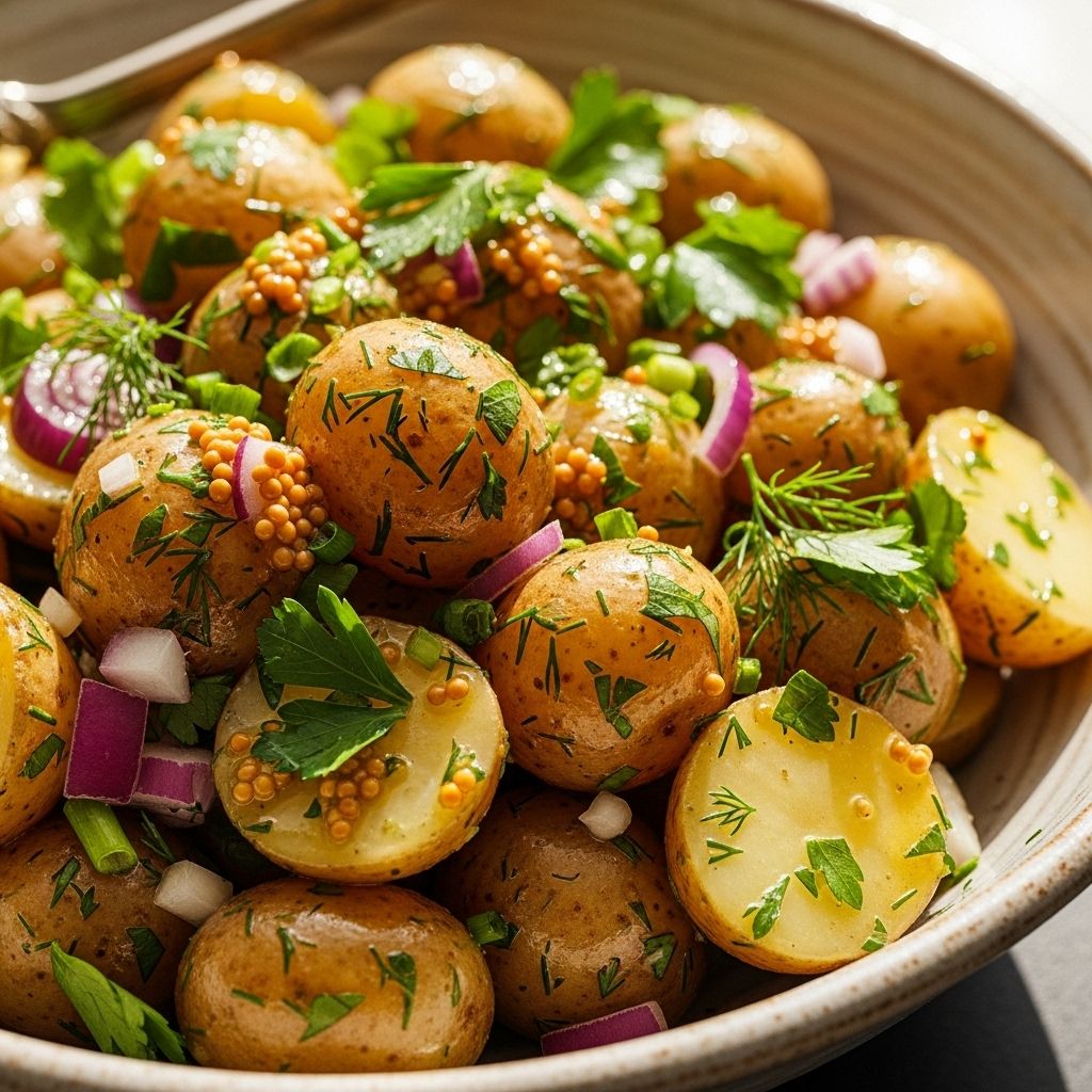 Bright flavors and crisp textures make a light side dish that stays fresh longer.