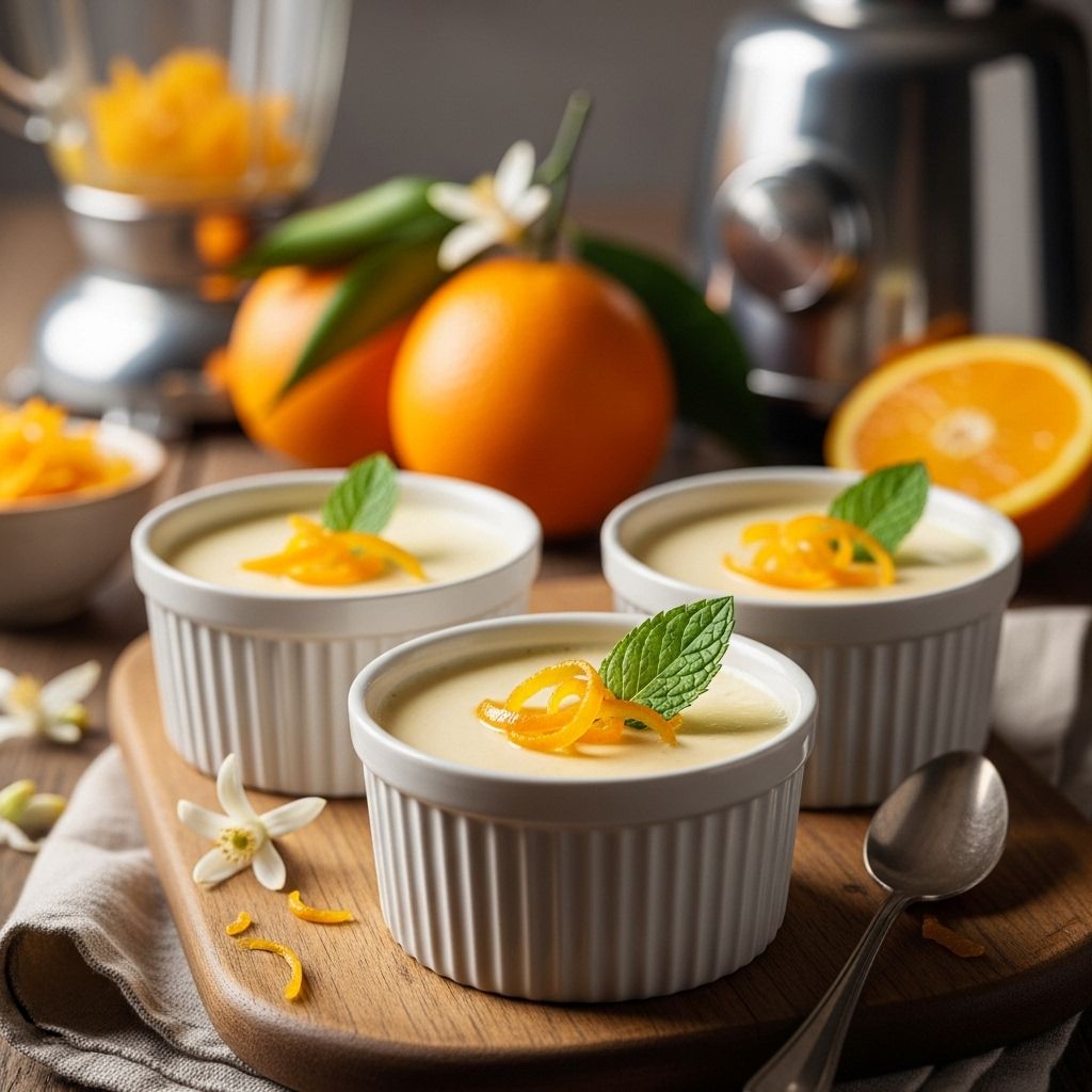 Discover a fuss-free way to achieve silky chocolate custard accented with citrus warmth.