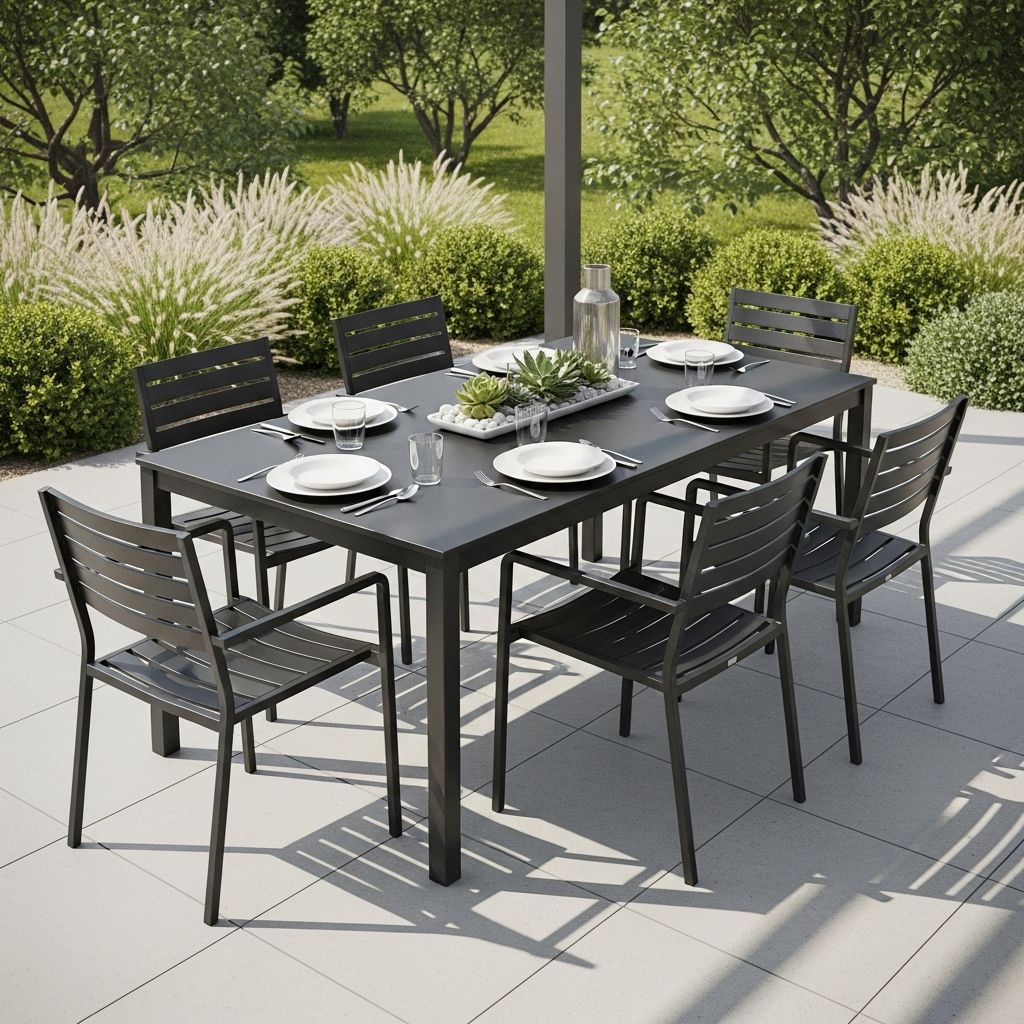 Enjoy low-maintenance elegance outdoors with furniture built to withstand every season.