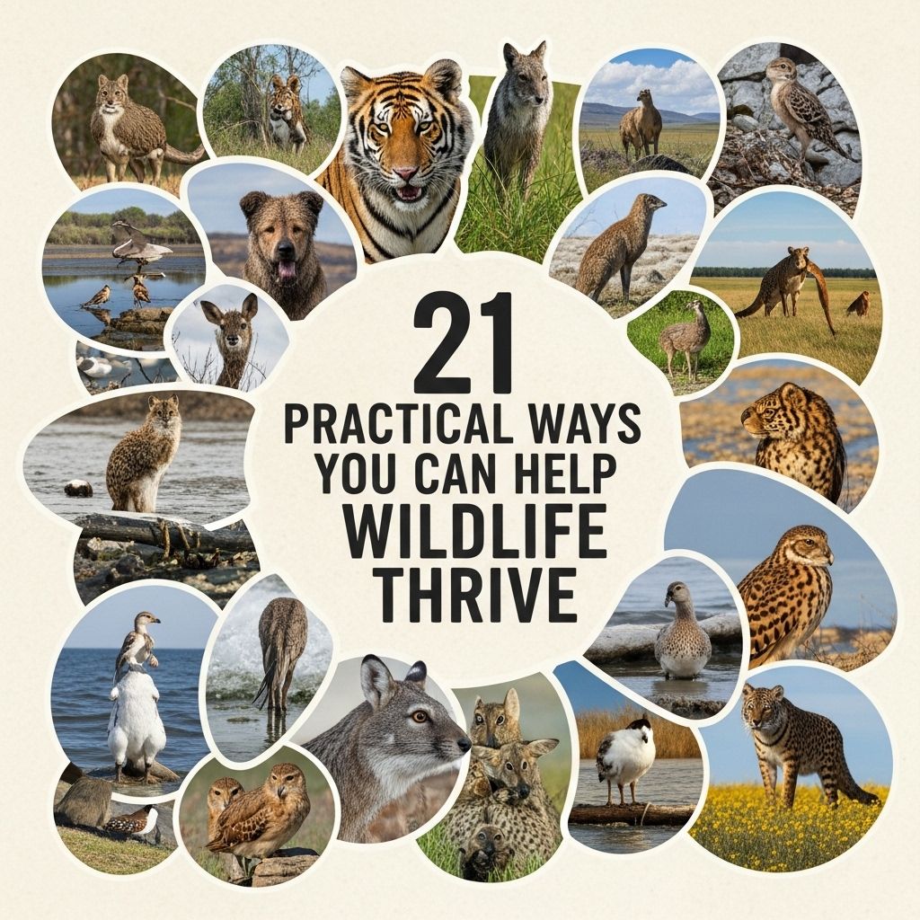 Explore simple, effective actions that support wildlife protection at home, in your community, and beyond.