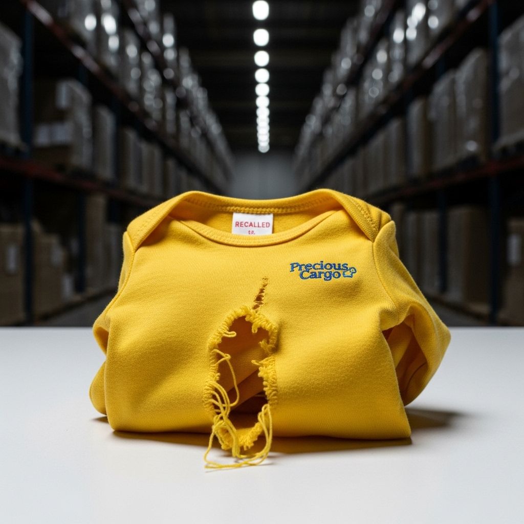 Inspecting baby garments for secure closures can safeguard against choking risks.