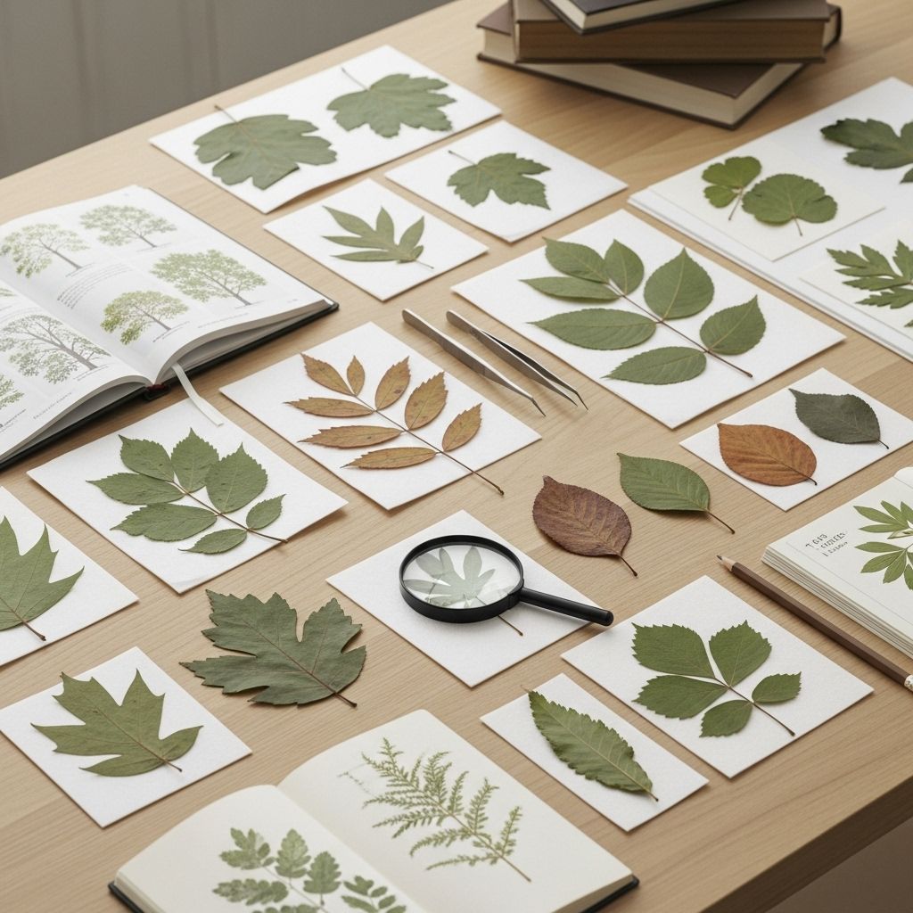 How to Prepare an Impressive Tree Leaf Collection Master the art of collecting, pressing, identifying, and preserving tree leaves for a stunning educational collection.