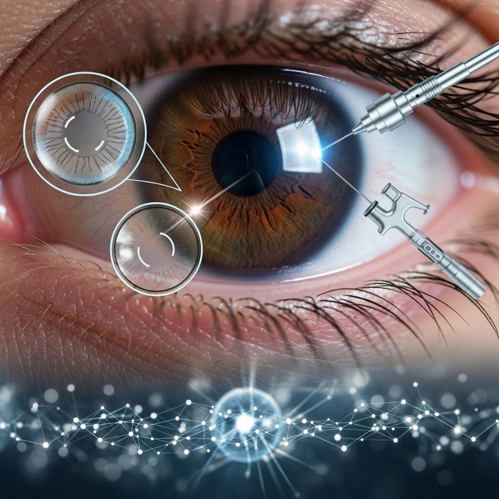 Explore all available treatment options for presbyopia, from glasses and contacts to new surgical and pharmaceutical innovations.