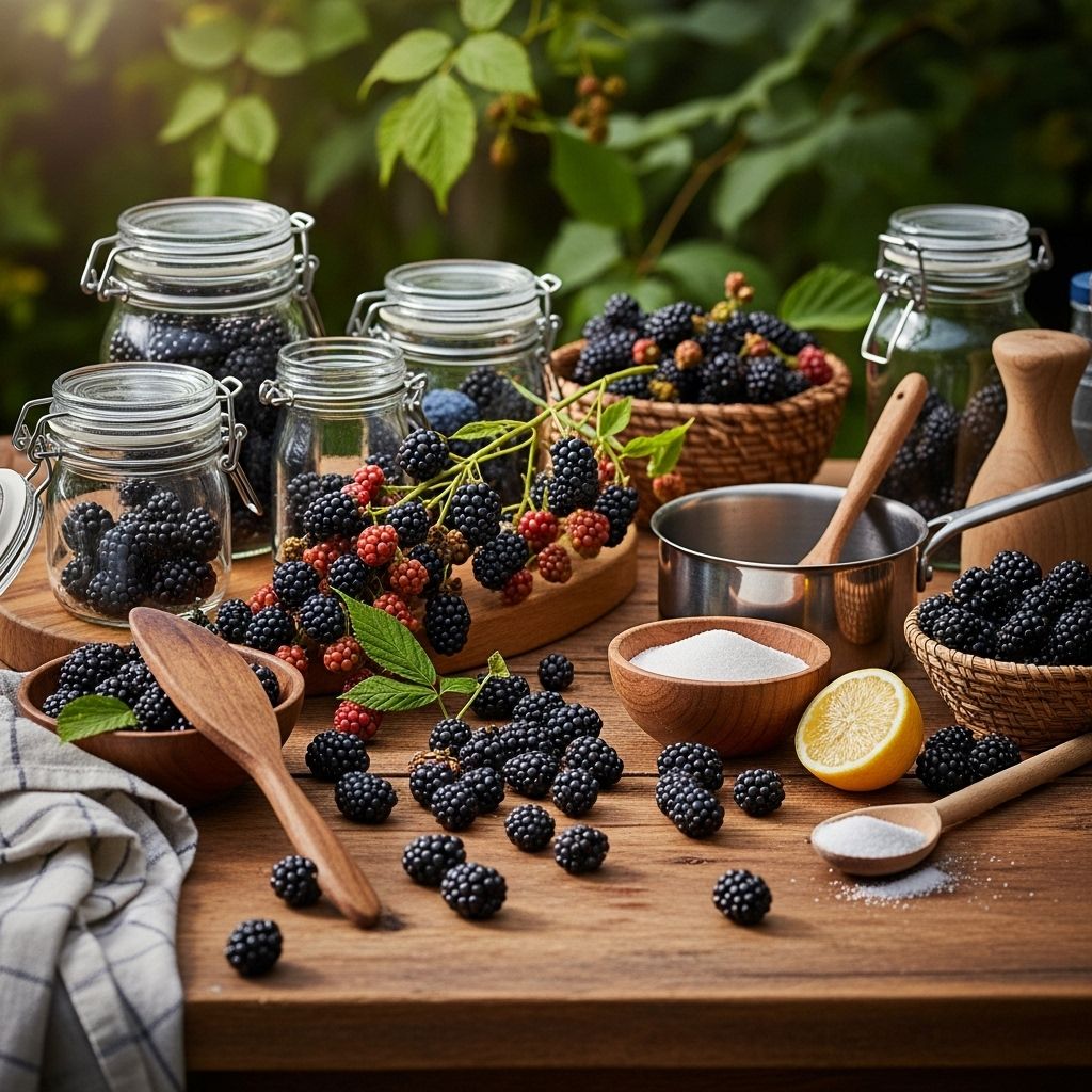 How to Preserve Blackberries from Your Forest Garden Master effortless ways to harvest, handle, and preserve blackberries from your food forest for year-round enjoyment.