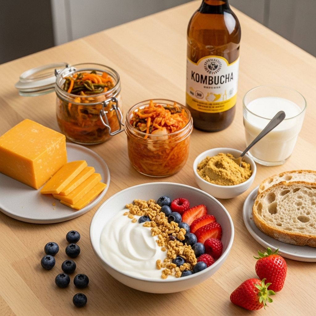 Uncover the top probiotic-rich foods that support your digestive system and strengthen overall health.