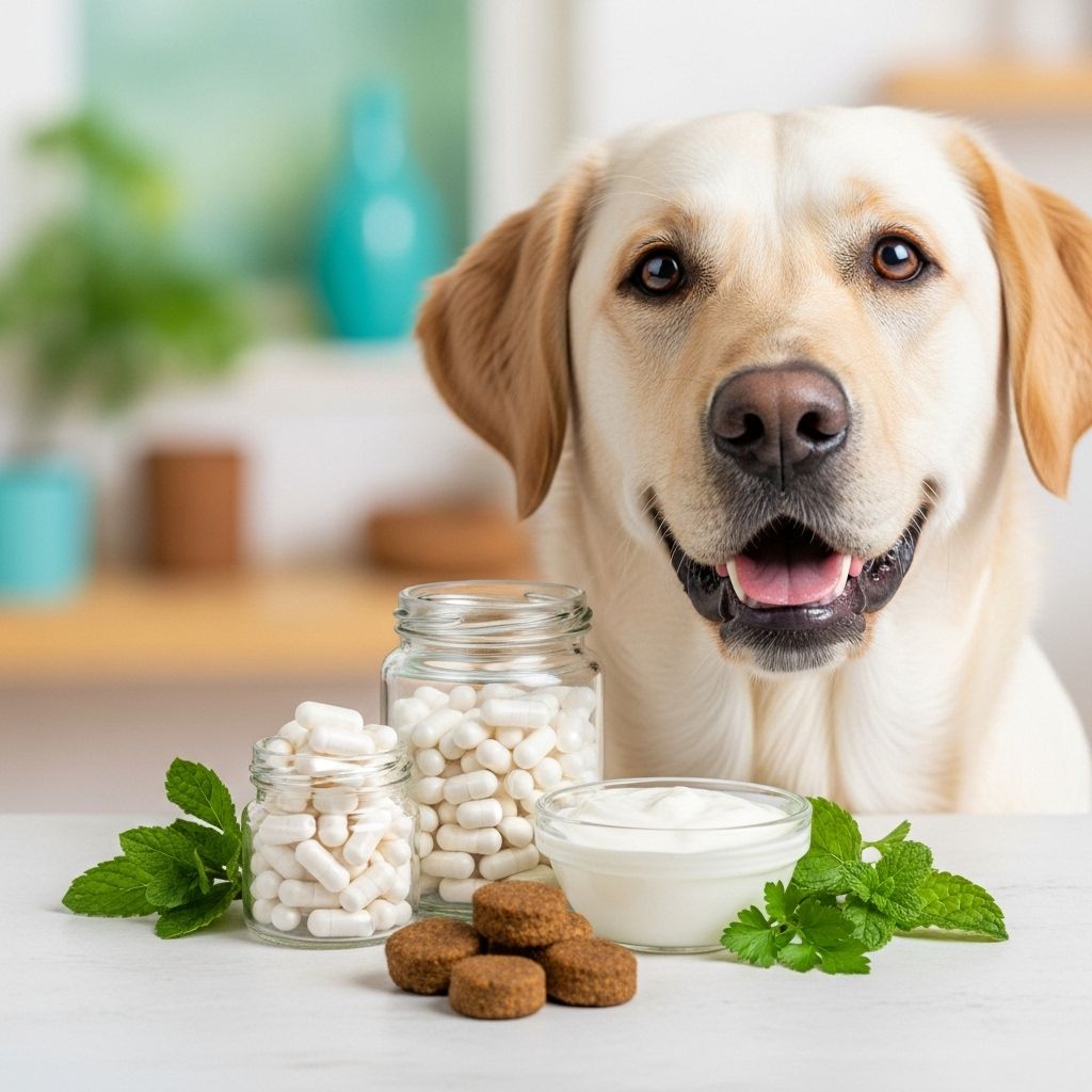 Probiotics For Dogs: Comprehensive Guide To Digestive Health Boost your furry friend's digestion naturally with beneficial live cultures for wellness.