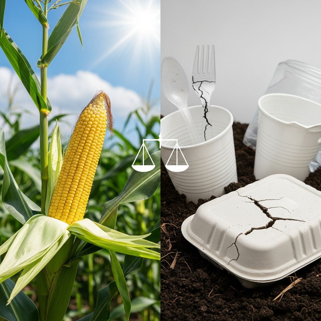 The Pros and Cons of Corn-Based Plastic (PLA) Polylactic acid (PLA) from corn is widely used as a greener alternative to conventional plastic, but is it truly sustainable?