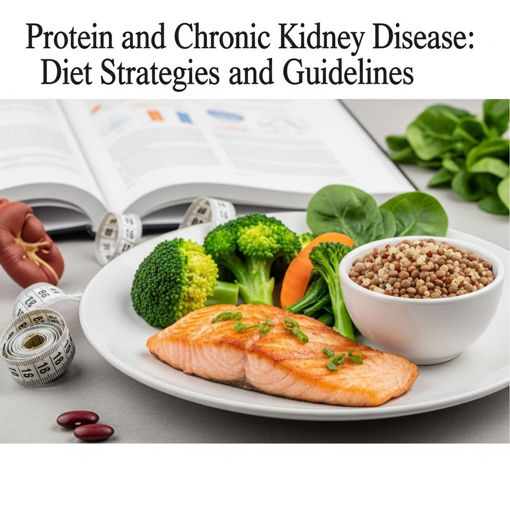 Learn how to manage protein intake for chronic kidney disease with evidence-based dietary strategies for better kidney health.
