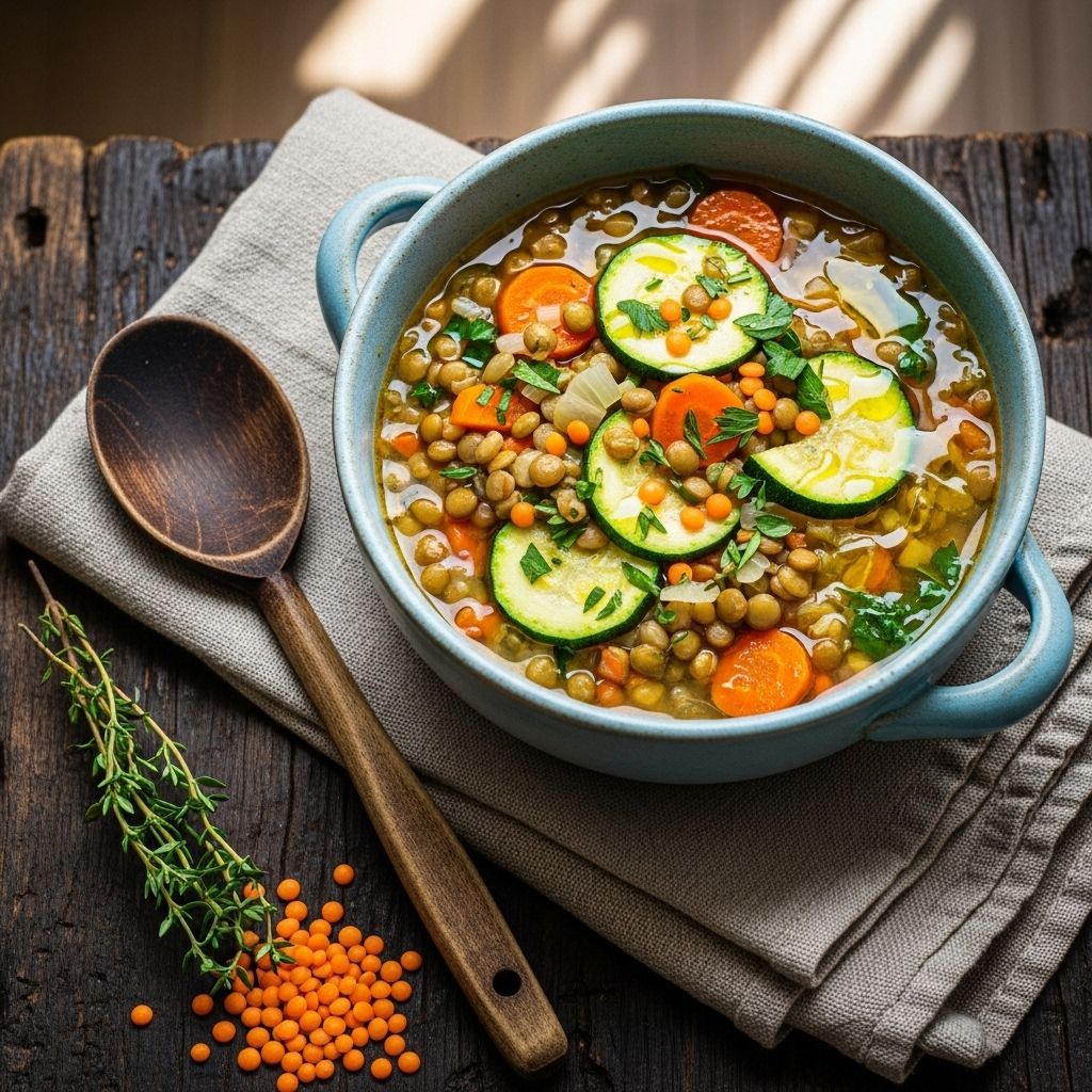 Fragrant herbs, squash, and legumes deliver a simple taste of southern France at home.