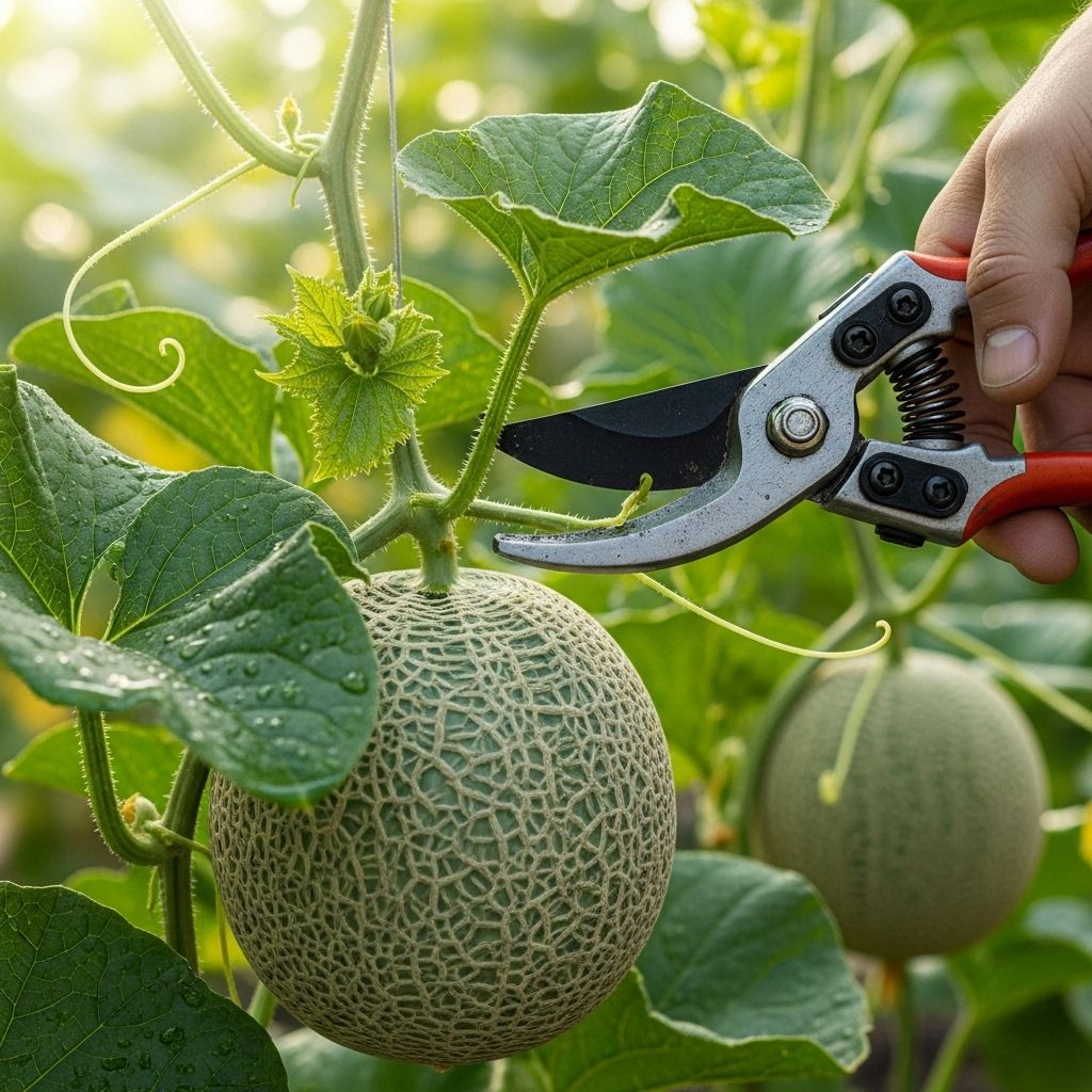 Pruning channels energy into each vine for larger, sweeter fruits and improved health.
