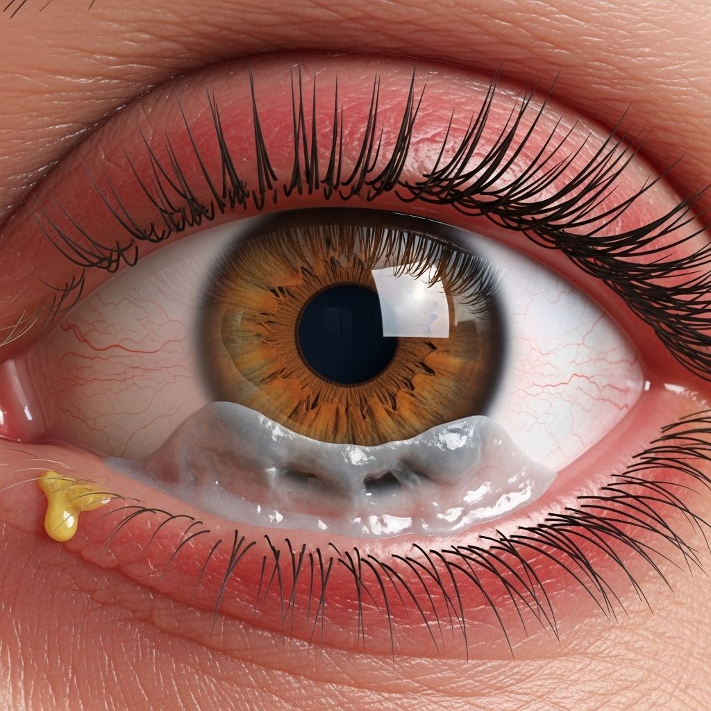Explore the causes, symptoms, diagnosis, and treatment of pseudomembranous conjunctivitis, a membrane-forming inflammatory eye condition.