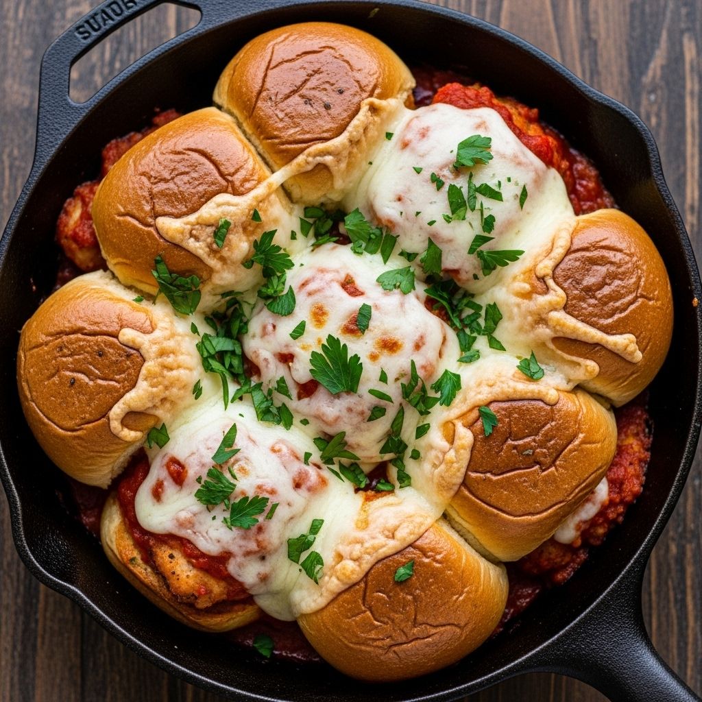Melty cheese, tangy sauce, and soft rolls combine for a crowd-favorite, shareable bite.