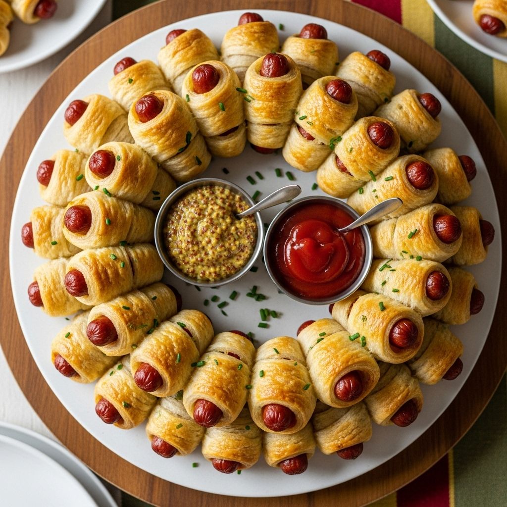 A buttery honey-mustard glaze turns bite-size franks into the snack everyone reaches for.