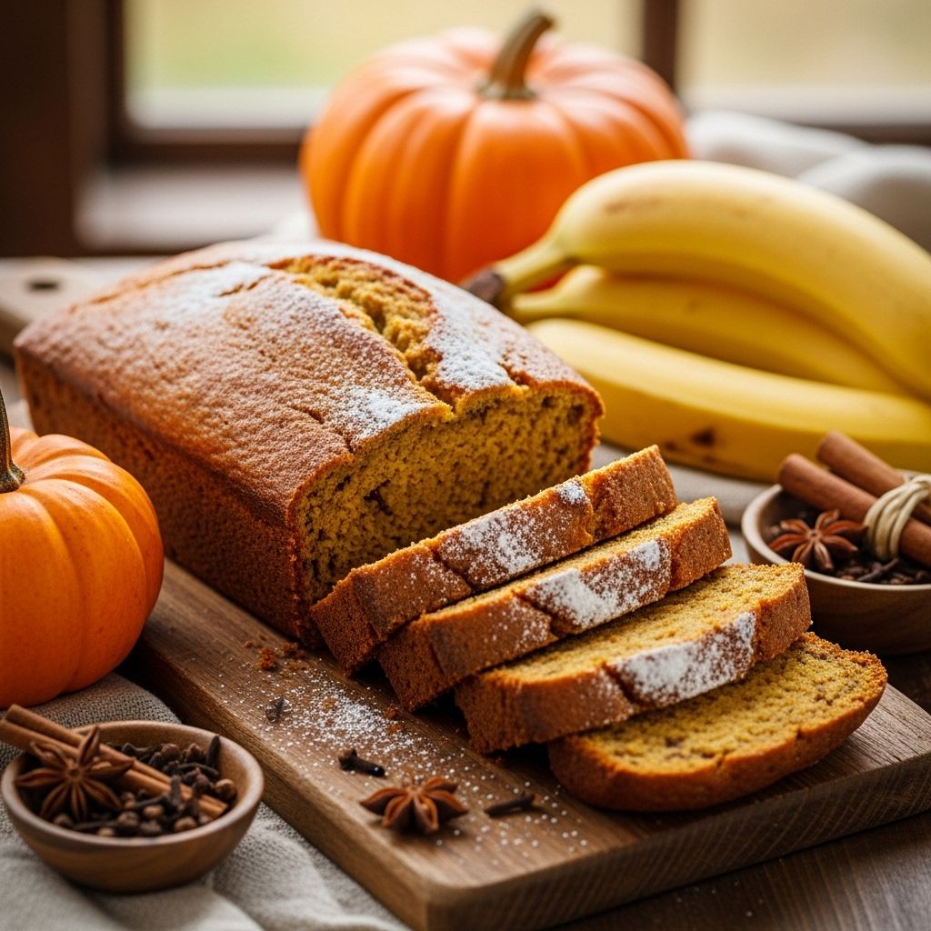 Filled with warm spices and a tender crumb, this loaf feels like an autumn hug.