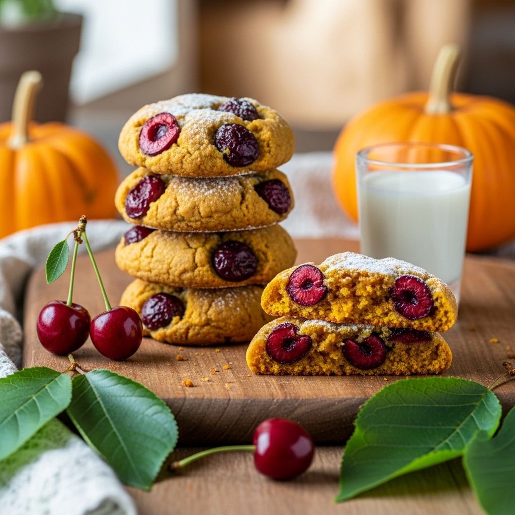 Start your morning with delightful, nutrient-packed pumpkin cherry breakfast cookies — perfect for busy days and healthy living.