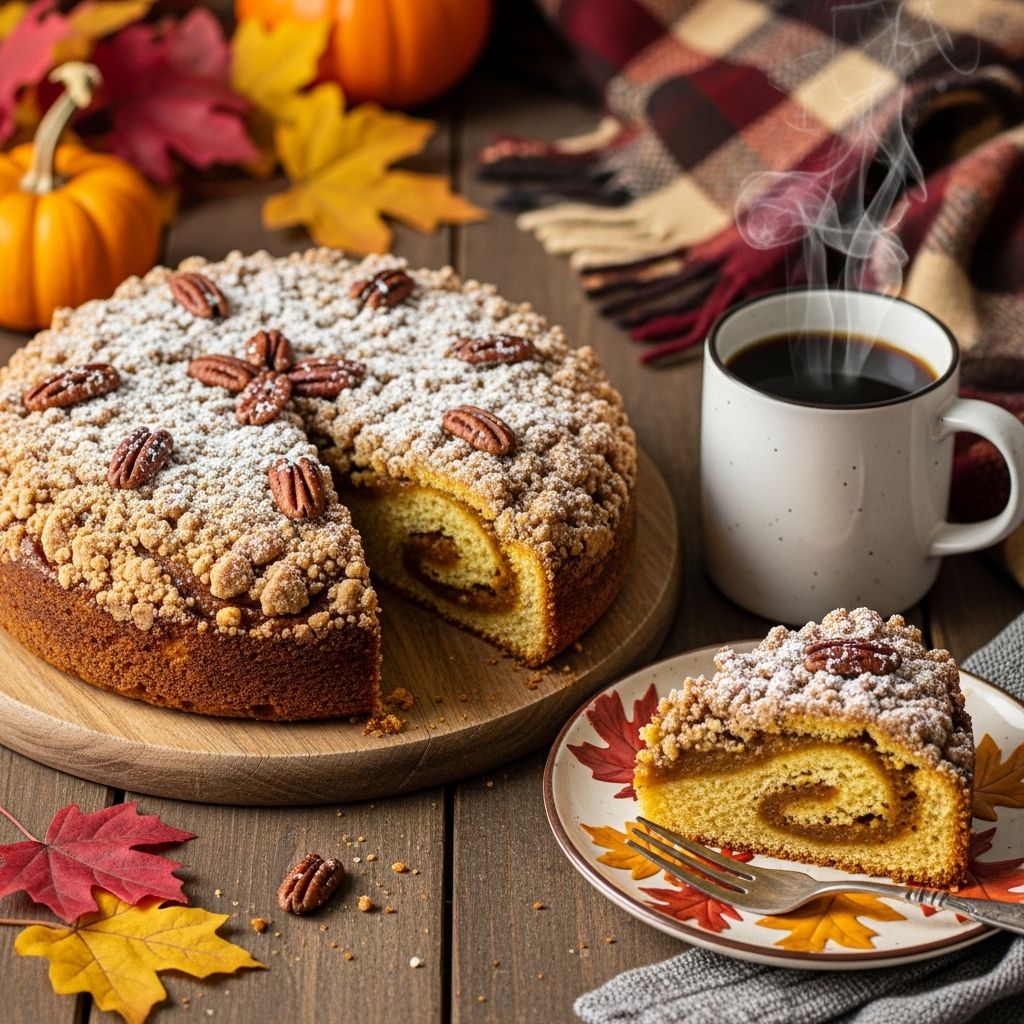 Each slice delivers tender crumb, crunchy walnut topping, and luscious cream cheese glaze.