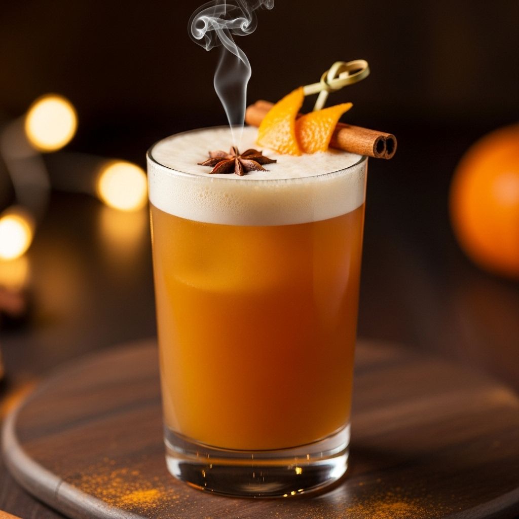 Pumpkin Rauchbier: Embracing Autumn with Smoky, Pumpkin Beer Cocktails A seamless blend of autumn spices and campfire aroma in every satisfying sip.