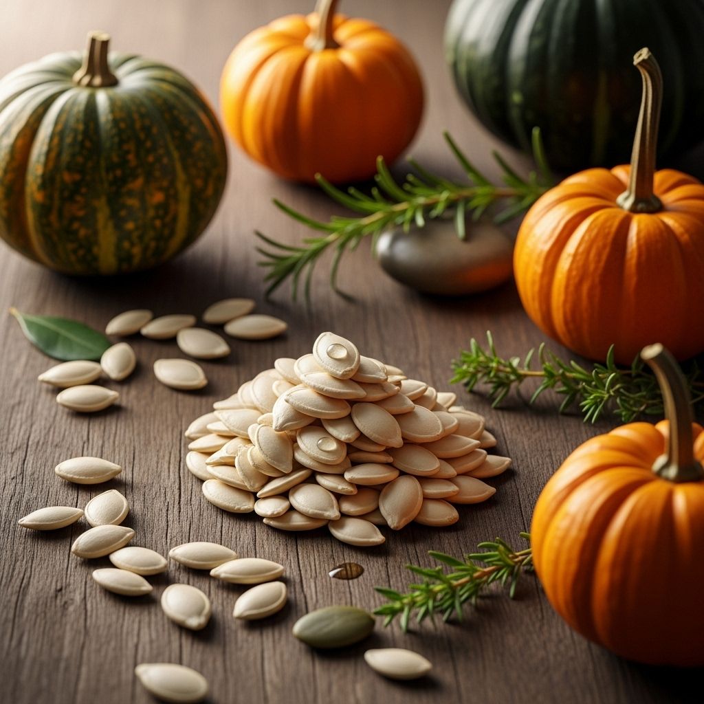 Pumpkin Seeds: Benefits for Skin, Hair, and Health A crunchy snack packed with essential fats and antioxidants to support vitality.